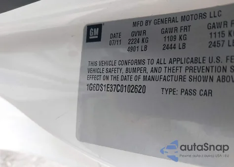 2012 Cadillac Cts Premium from USA, damaged, VIN 1G6DS1E37C0102620